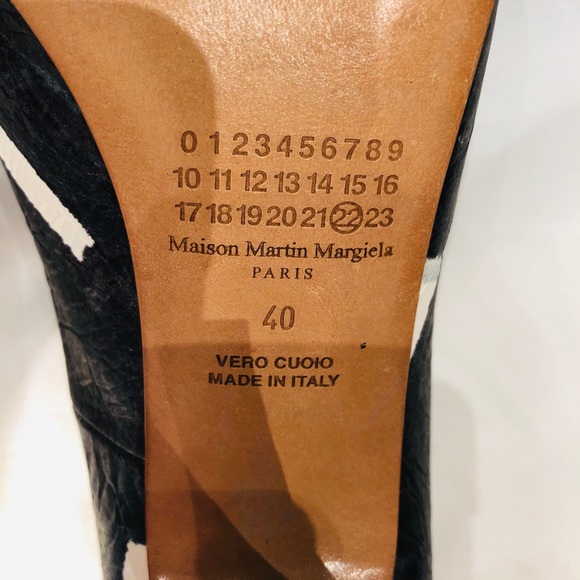 MM6 MAISON MARTIN MARGIELA Blue Navy Pumps IT 40 (appx US 9.5/10 - Picture 7 of 10